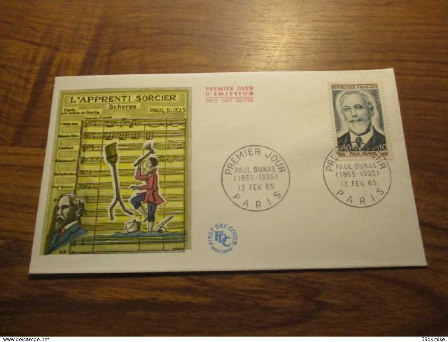 FDC - 1er Jour - France - 1965 - Paul Dukas - 1960-1969