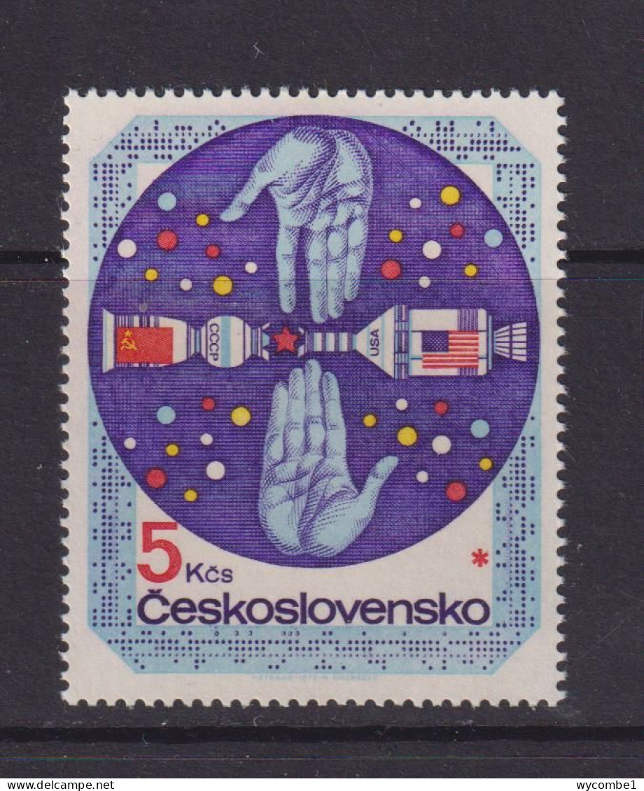 CZECHOSLOVAKIA  - 1975 Space Research Set Never Hinged Mint - Nuevos