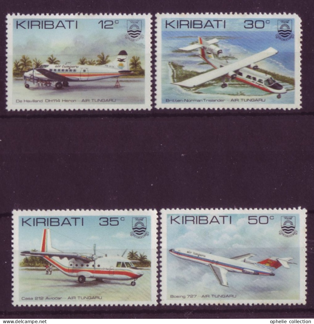 Océanie - Kiribati - Avions - 4 Timbres Différents - 7343 - Kiribati (1979-...)