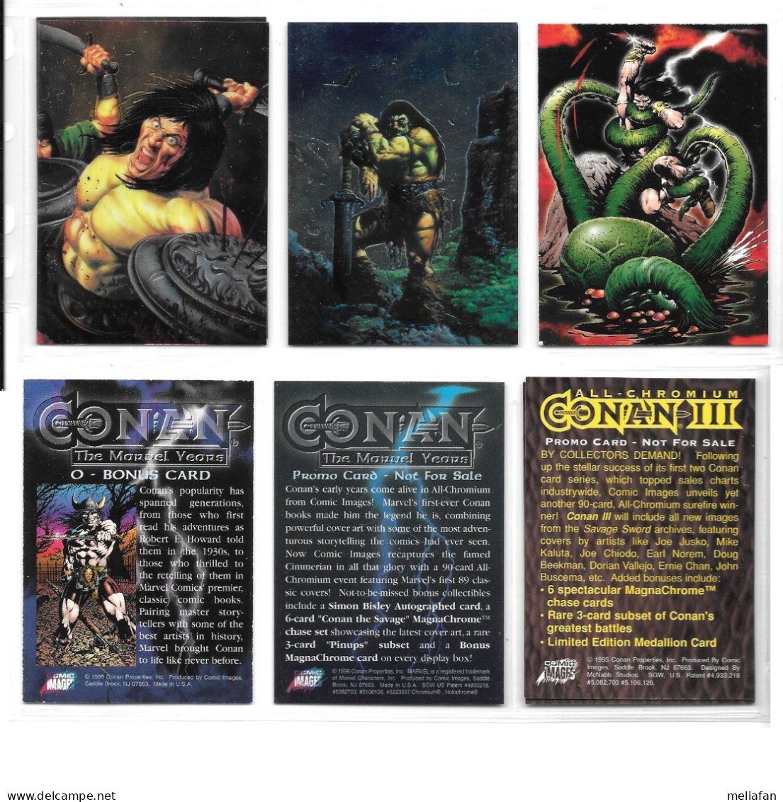 DJ07 - PROMO CARDS COMIC IMAGES - CONAN - Sonstige & Ohne Zuordnung