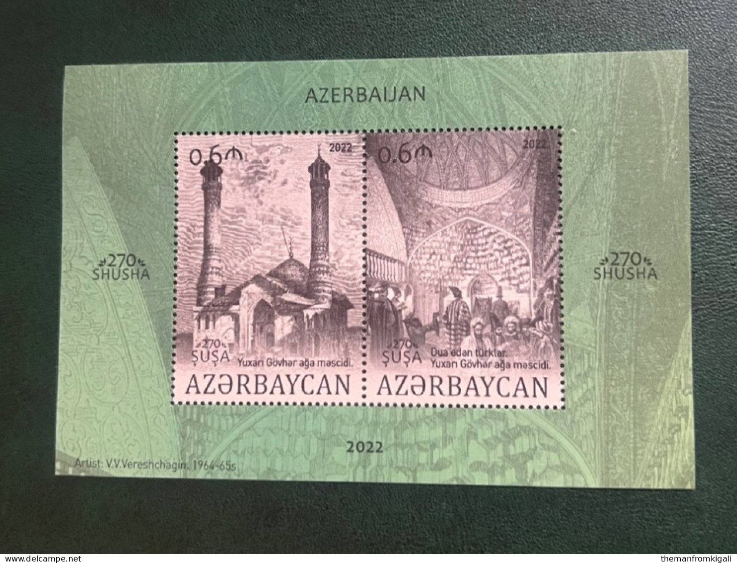 Azerbaijan 2022 - The 270th Anniversary Of Shusha. - Azerbaïdjan