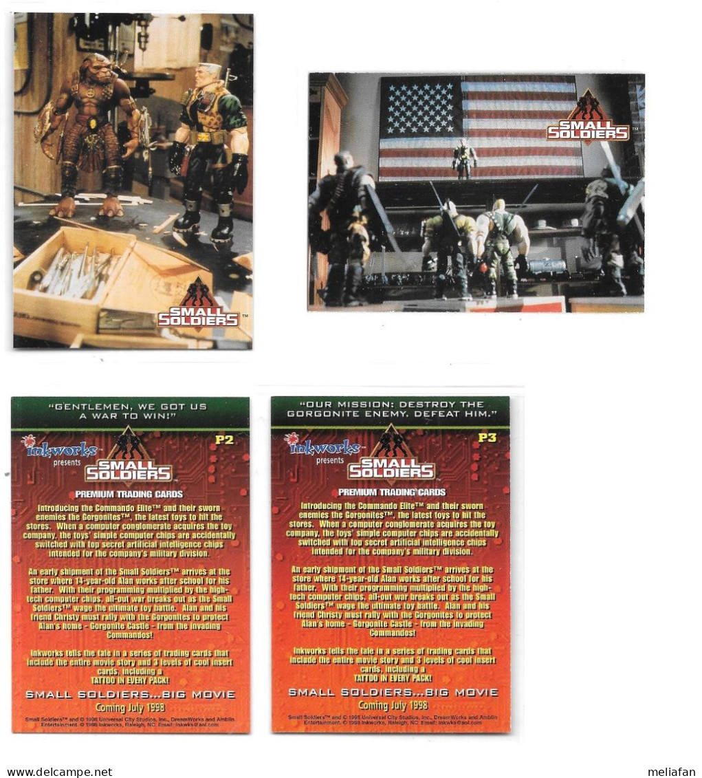 DJ03 - PROMO CARDS INKWORKS - SMALL SOLDIERS - Andere & Zonder Classificatie