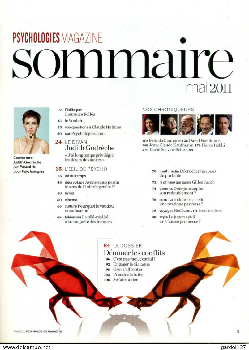 Psychologies Magazine N° 307 Judith Godrèche - Geneeskunde & Gezondheid