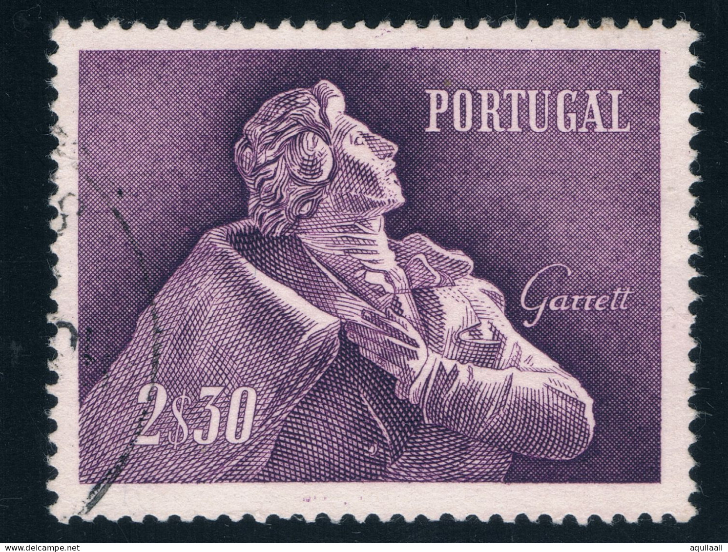 PORTUGAL - 1957 "Almeida Garrett" Valore Usato Esc.2,30 - Usado