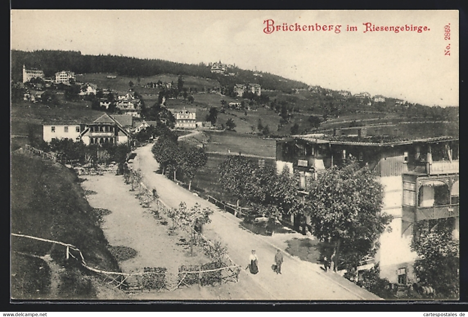 AK Brückenberg, Totalansicht  - Schlesien