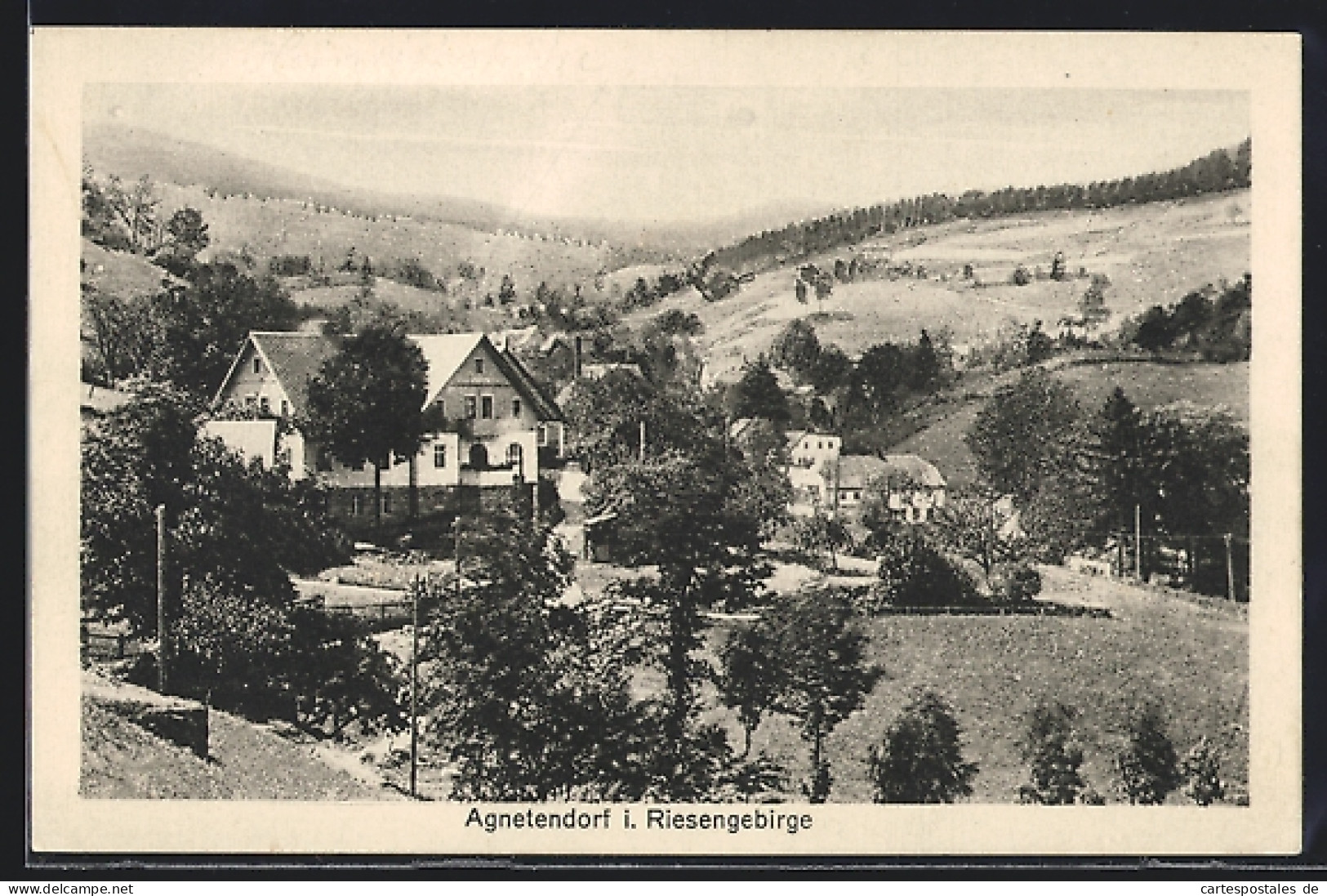 AK Agnetendorf, Panorama  - Schlesien