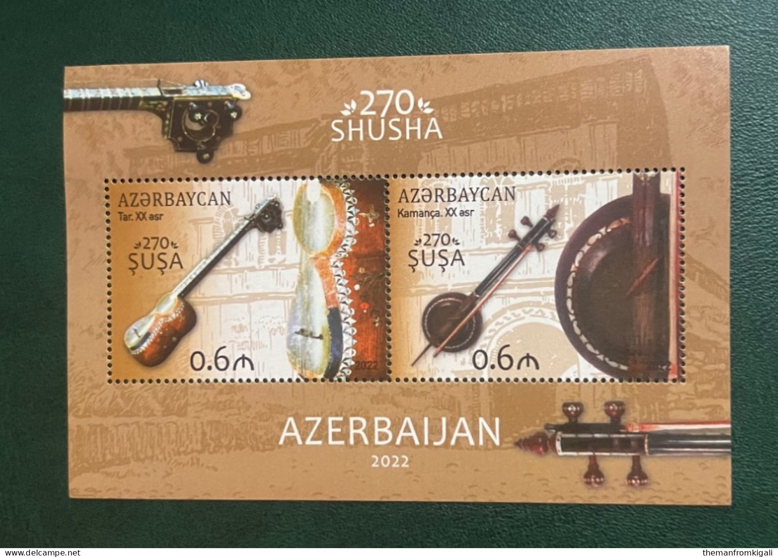 Azerbaijan 2022 - The 270th Anniversary Of Shusha. - Azerbaijan