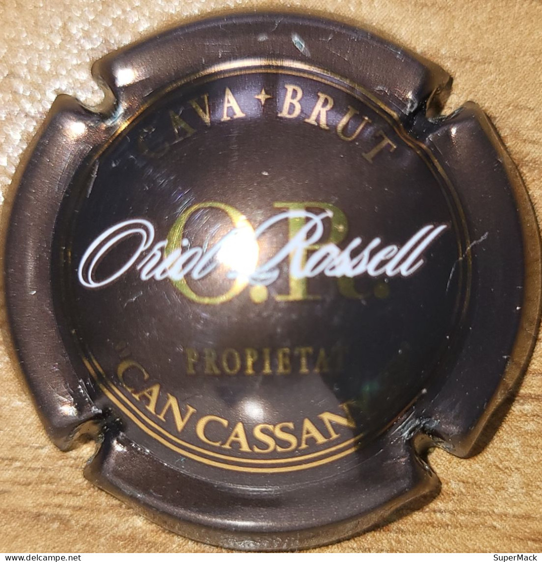 Capsule Cava D'Espagne ORIOL ROSSELL Brun Et Or Nr 7509 RARE - Schuimwijn