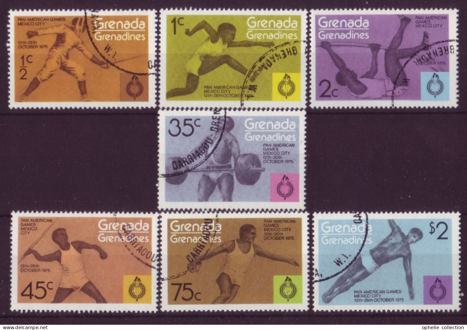 Amérique - Grenada - 1975 - Pan American Games - Mexico City - 7 Timbres Différents - 7347 - Kiribati (1979-...)