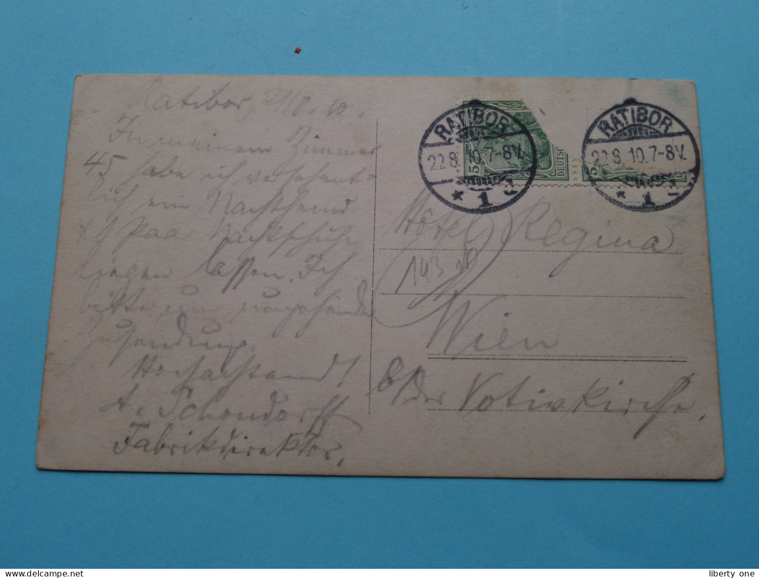 LUICHTBALLON ( Photocard ) > ( Edit.: ? ) 1910 > RATIBOR ( Zie/voir SCANS ) ! - Globos