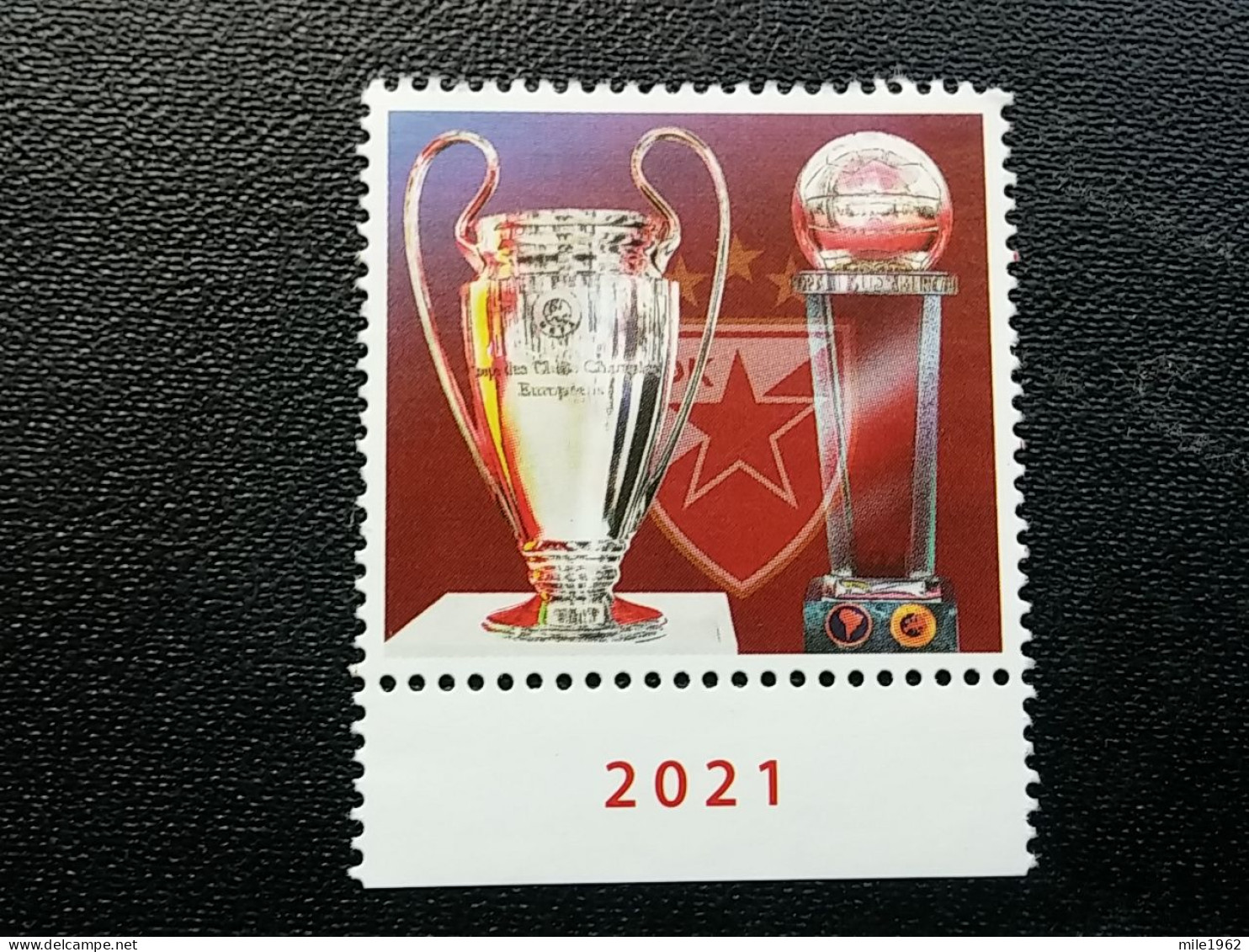 Stamp 3-14 - SERBIA 2021 - Red Star’s Family , VIGNETTE, FOOTBALL, La Famille De L'Étoile Rouge, - Serbia