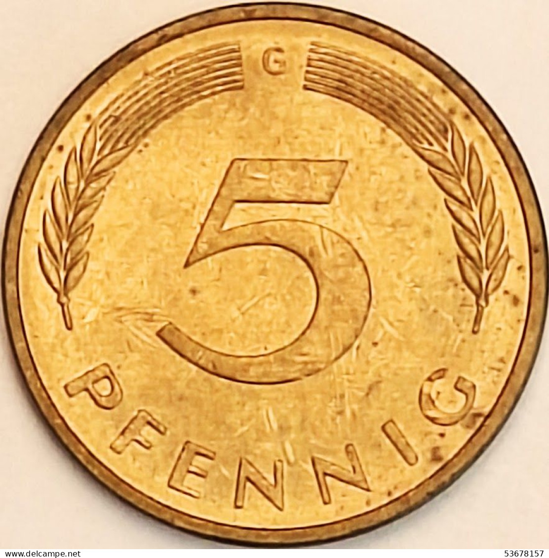 Germany Federal Republic - 5 Pfennig 1981 G, KM# 107 (#4596) - 5 Pfennig