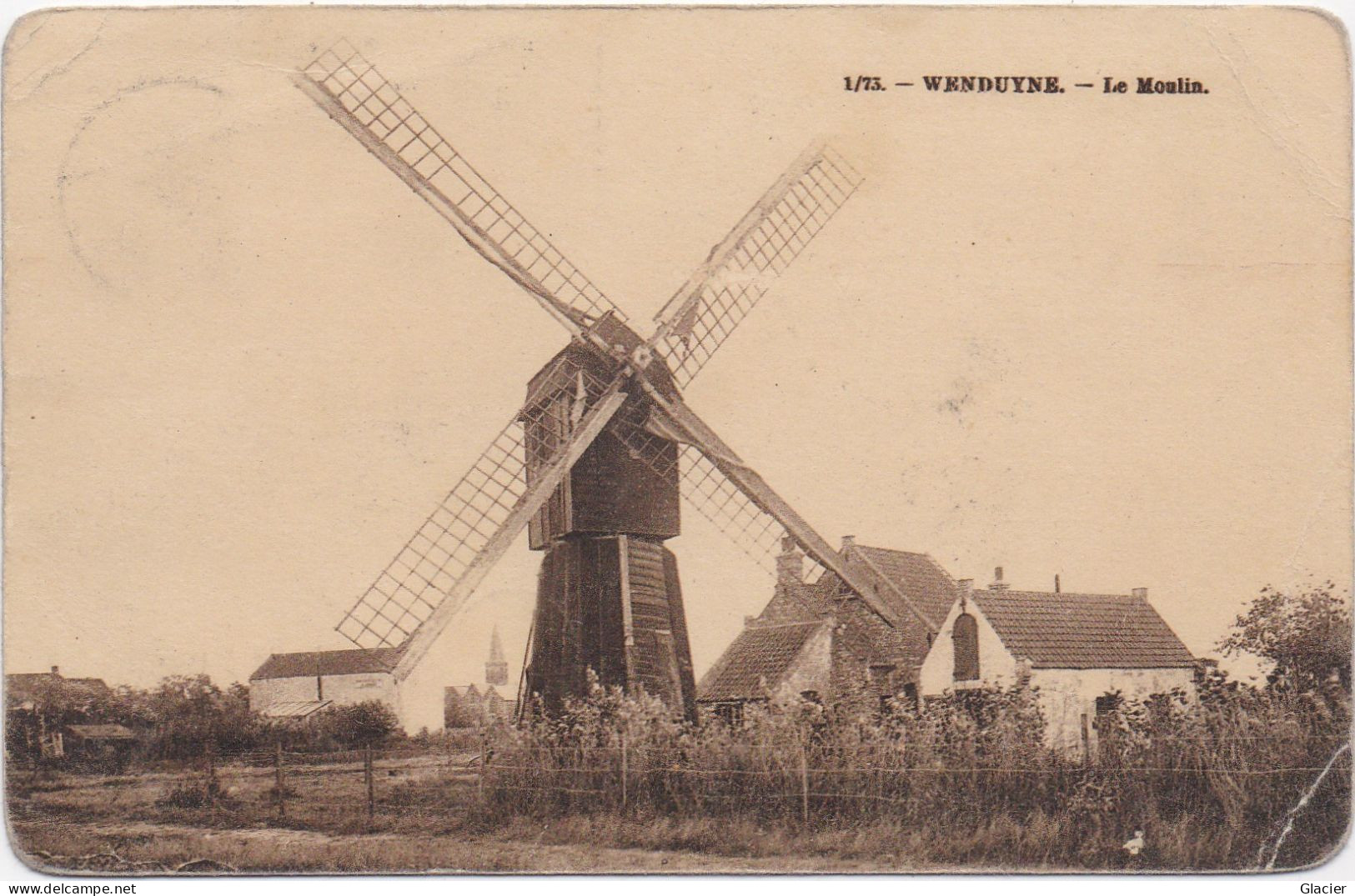 1/73.- Wenduyne  - Le Moulin - Wenduine