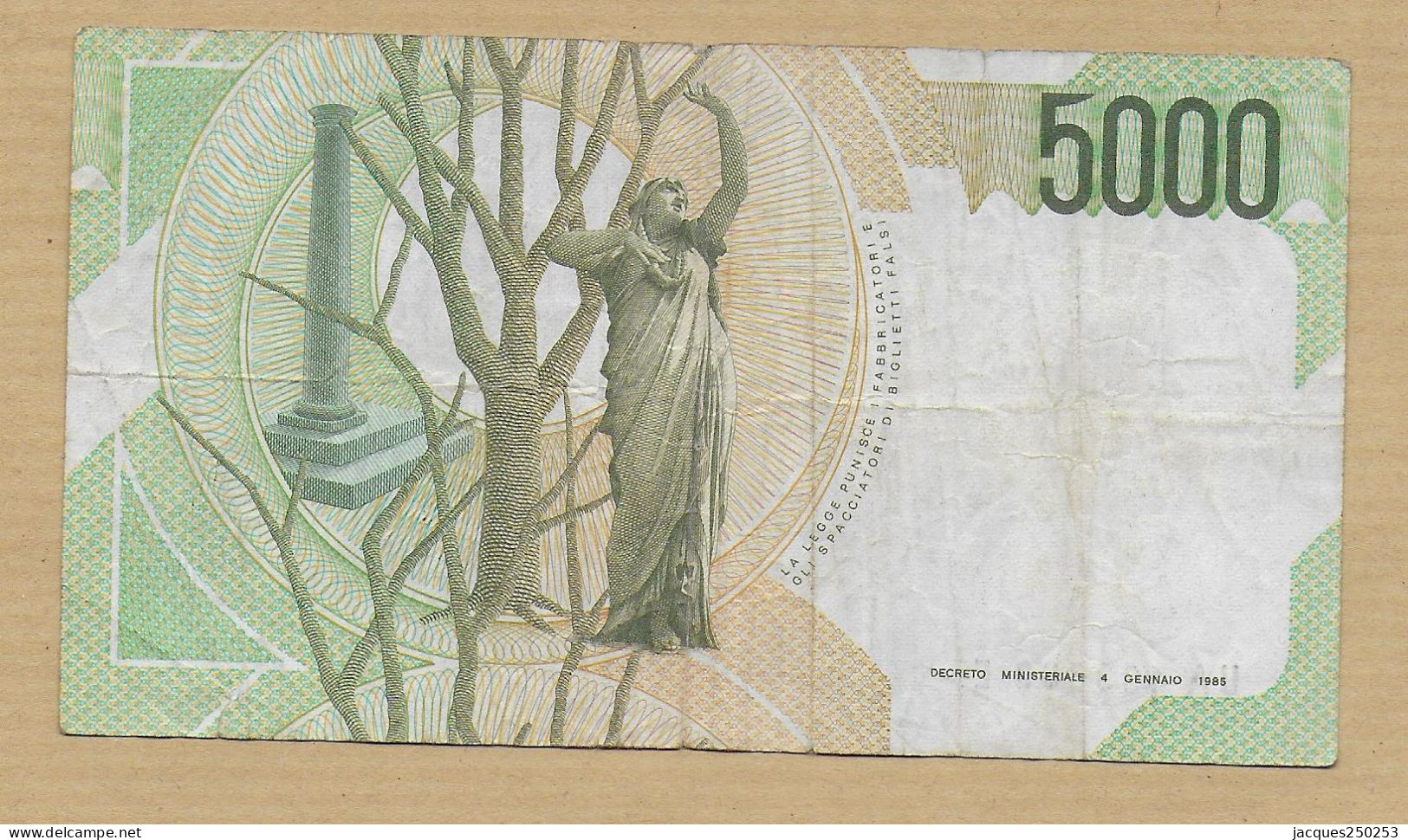 5000 LIRE 1985 - 5000 Lire