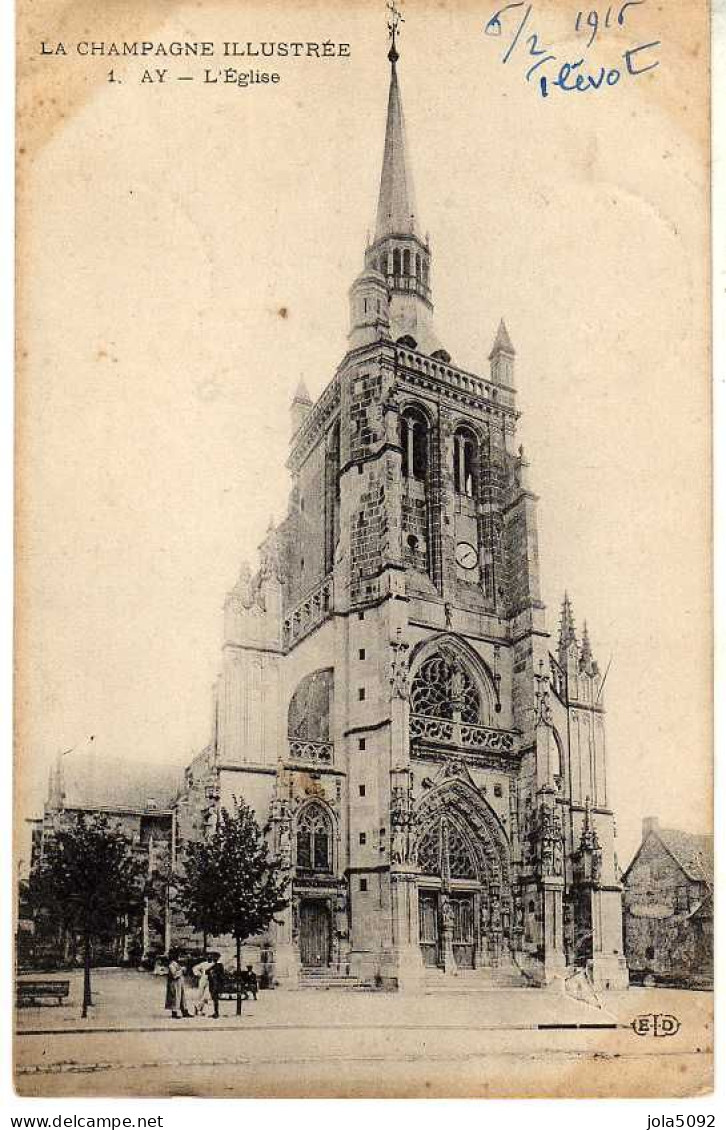 51 - AY - L'Eglise - Ay En Champagne