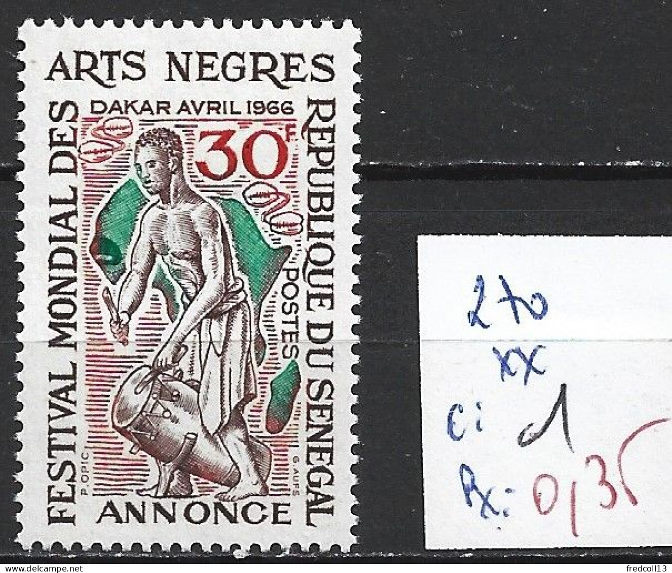 SENEGAL 270 ** Côte 1 € - Senegal (1960-...)