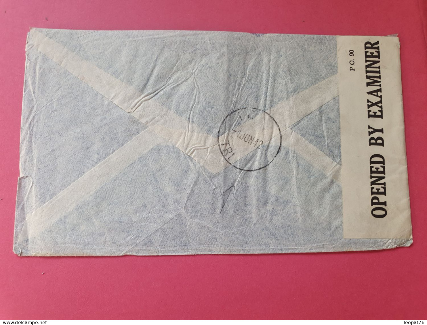 Argentine - Enveloppe Commerciale De Buenos Aires Pour Les USA En 1942 Avec Contrôle Postal - Réf 3566 - Brieven En Documenten