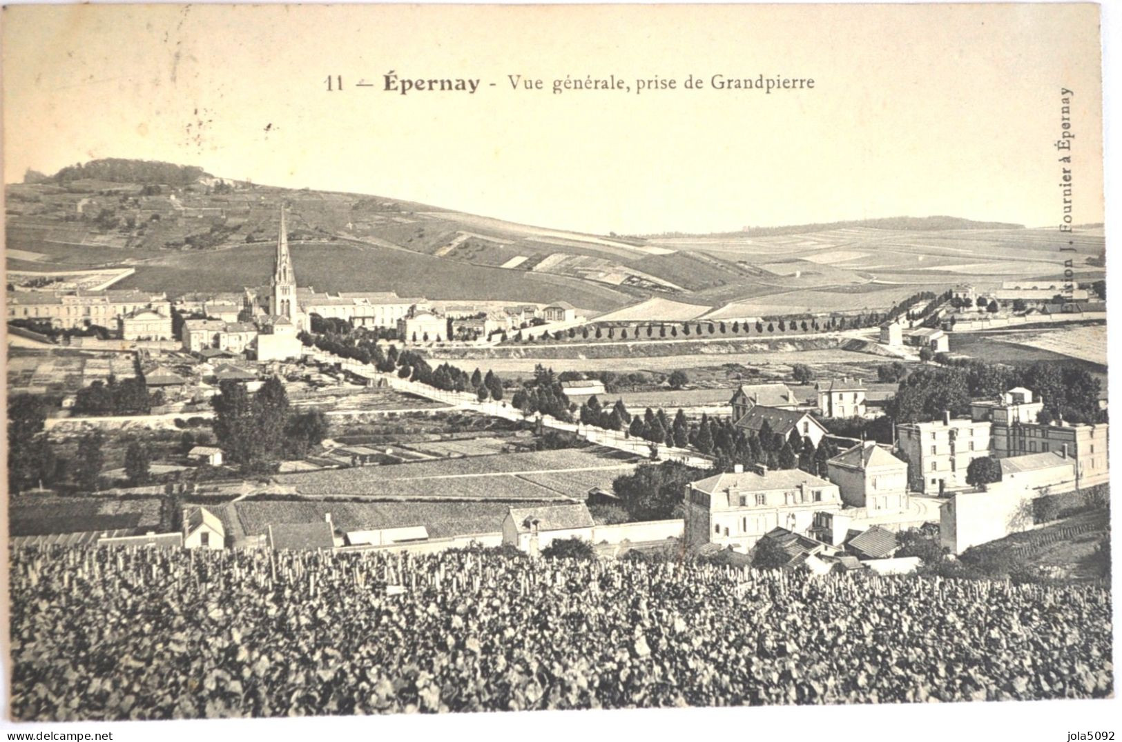 51 - EPERNAY - Vue Générale Prise De Grandpierre - Epernay