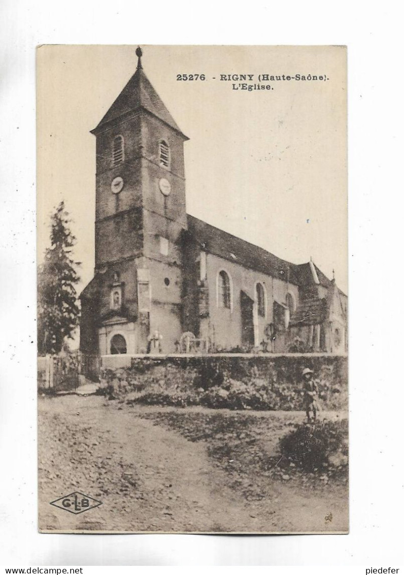 70 -  RIGNY  ( Haute-Saône ) - L' Eglise - Autres & Non Classés