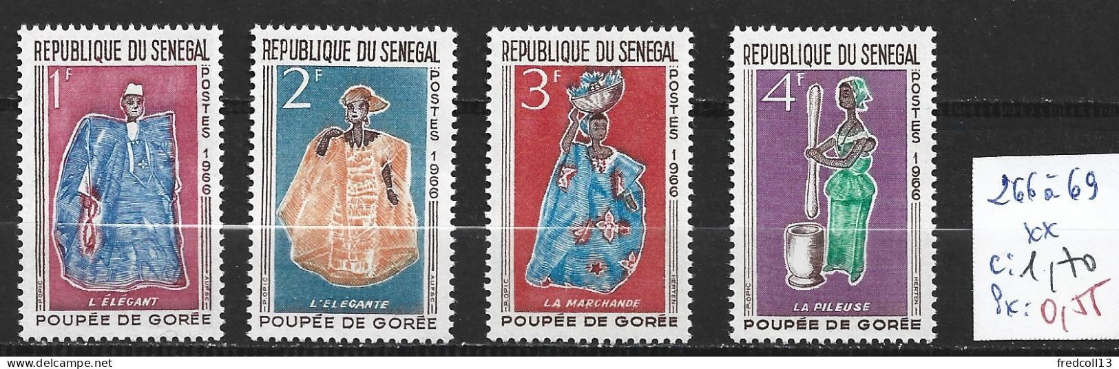 SENEGAL 266 à 69 ** Côte 1.70 € - Sénégal (1960-...)