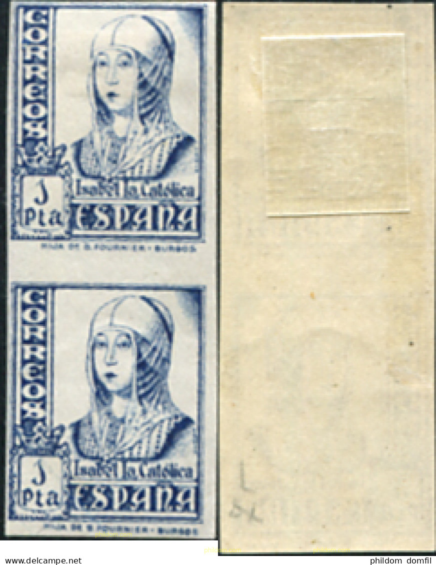 730486 HINGED ESPAÑA 1937 CIFRAS, CID E ISABEL II - Unused Stamps