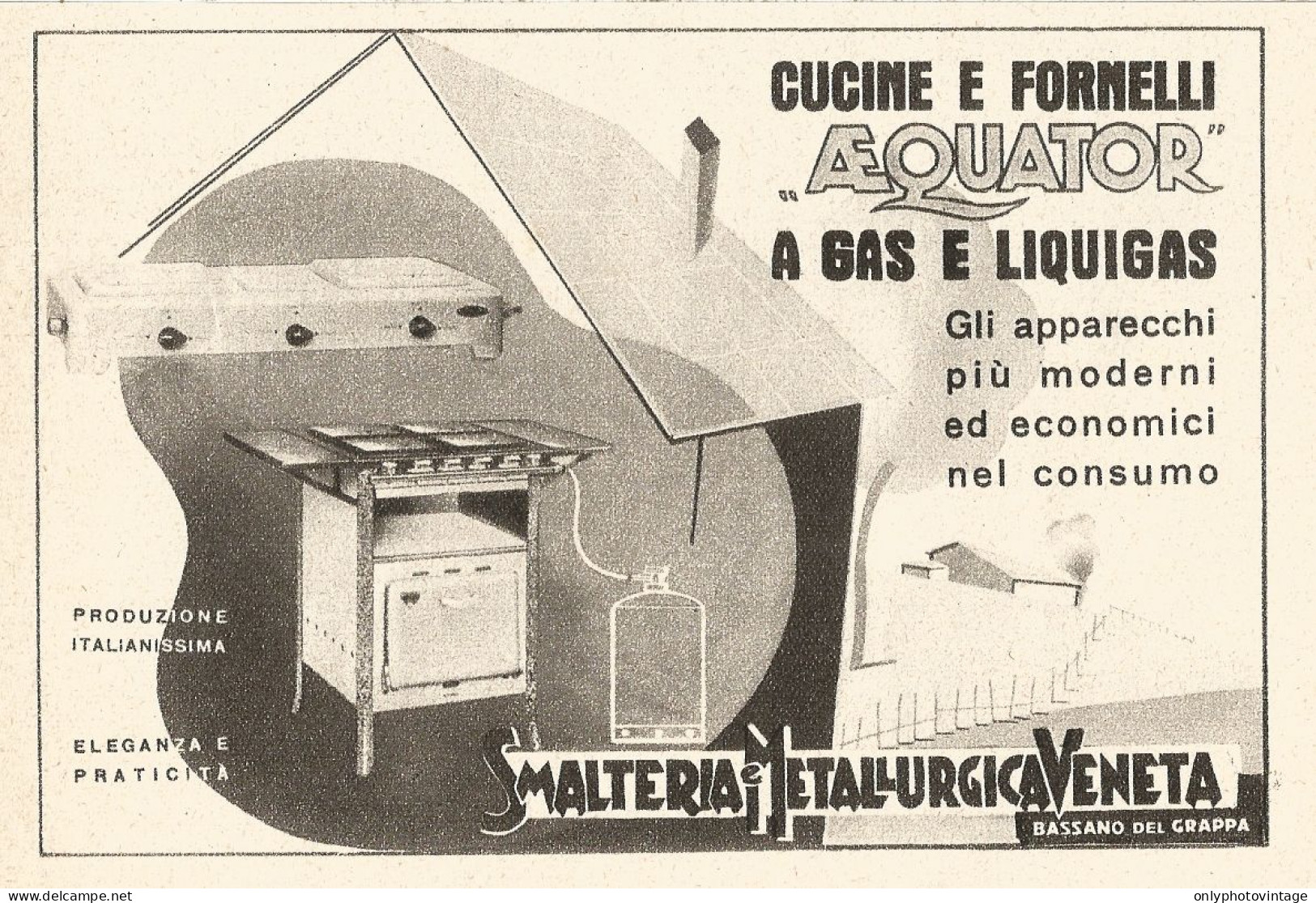 AEQUATOR - Cucine E Fornelli - Pubblicità Del 1939 - Old Advertising - Publicités