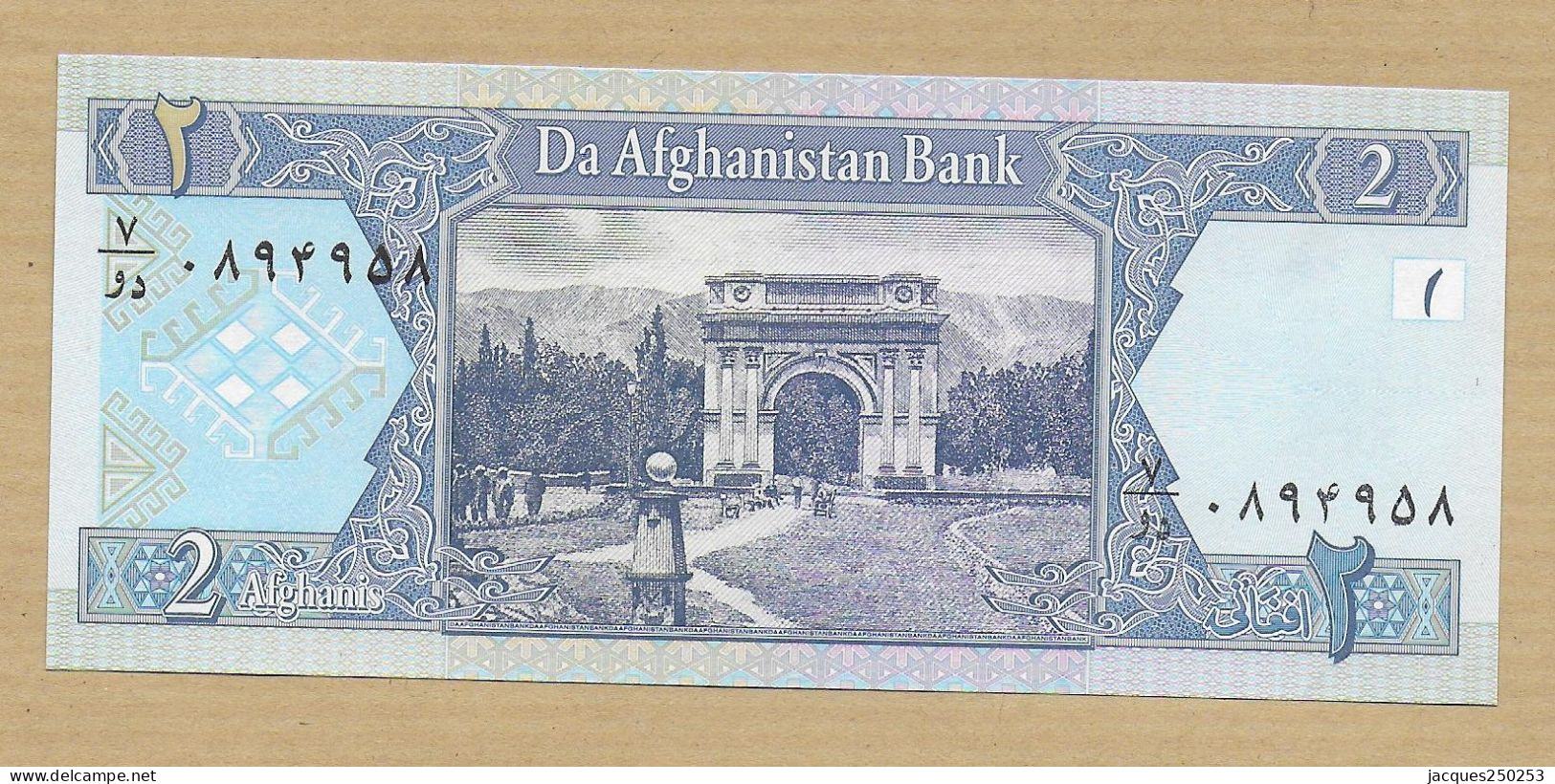 2 AFGHANIS 2002 NEUF - Afghanistan