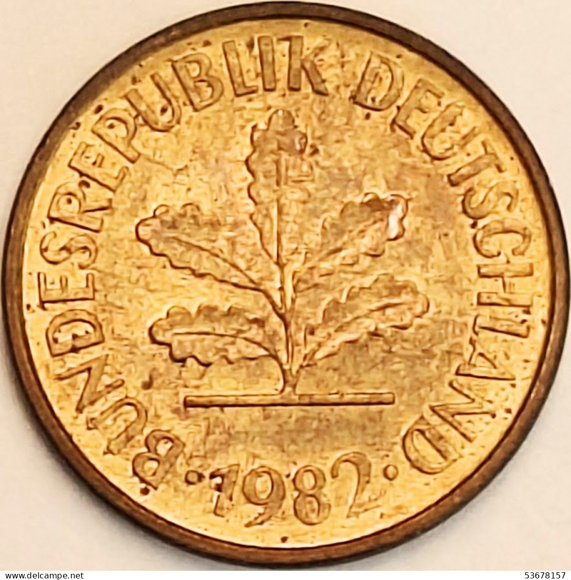 Germany Federal Republic - 5 Pfennig 1982 F, KM# 107 (#4597) - 5 Pfennig