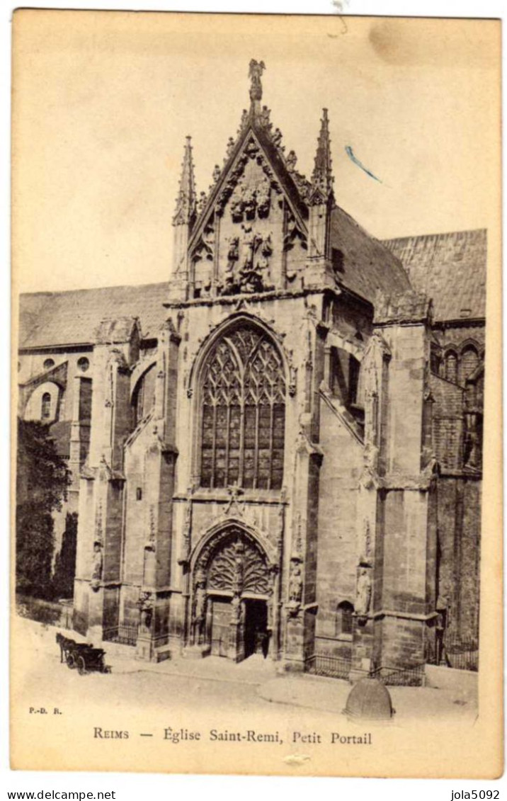 51 / - REIMS - Eglise Saint-Rémi - Petit Portail - Reims