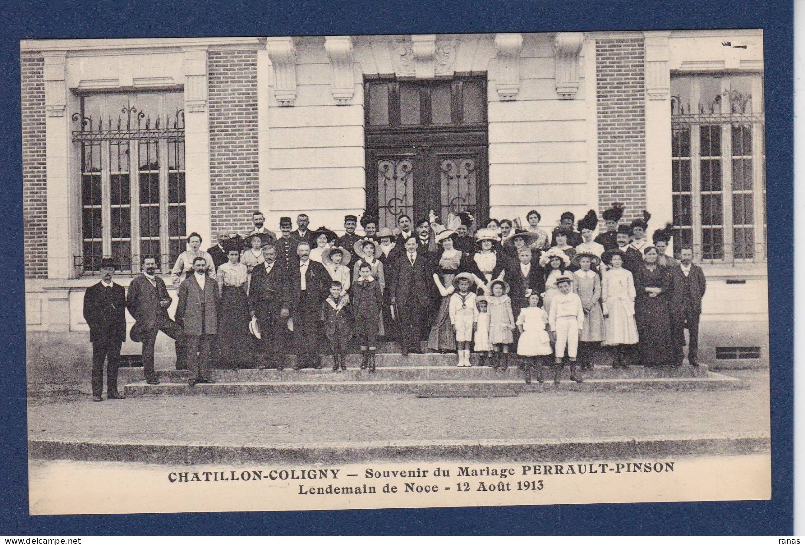 CPA [45] Loiret > Chatillon Coligny Mariage Non Circulée - Chatillon Coligny