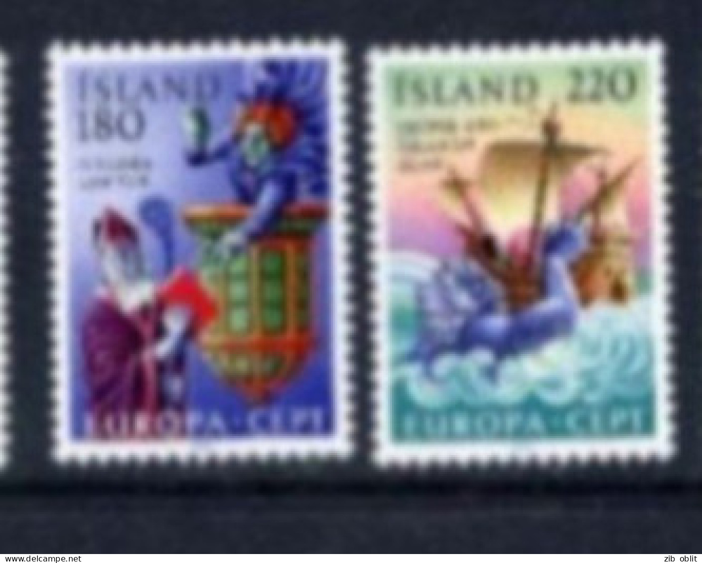 (alm) EUROPA CEPT Serie Timbre Xx MNH  ISLANDE ISLAND - Andere & Zonder Classificatie