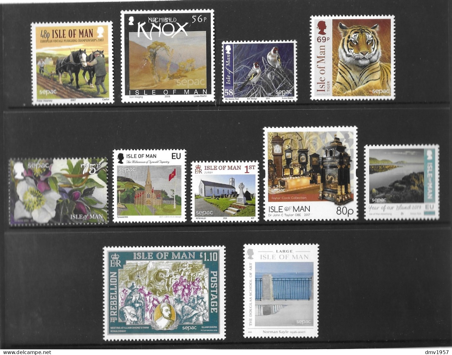 Isle Of Man 2007 - 2020 MNH SEPAC (See Below For Details) - Man (Insel)