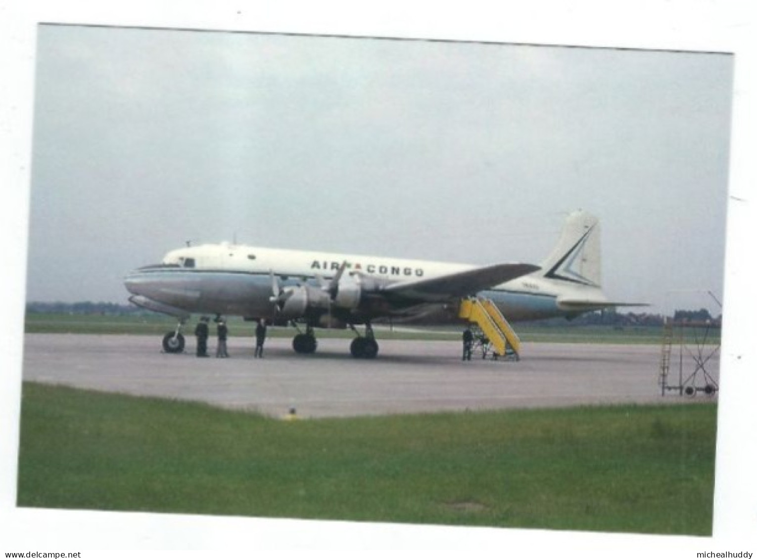 POSTCARD   PUBL BY FLIGHTPATH  LTD EDITITION OF 200  AIR CONGO  DC4  AIRCRAFT NO FP 261 - 1946-....: Modern Era