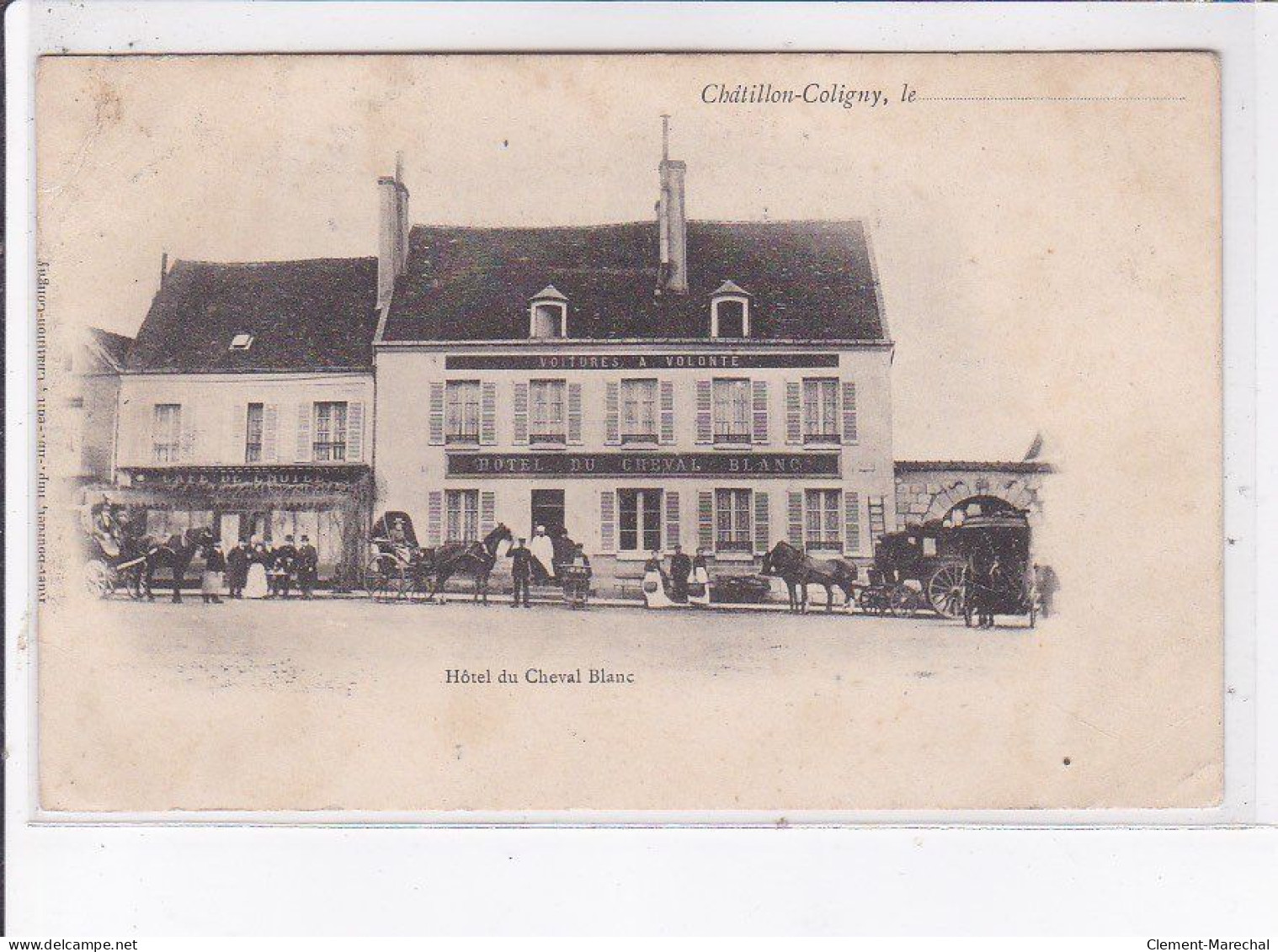 CHATILLON-COLIGNY: Hôtel Du Cheval Blanc - état - Chatillon Coligny