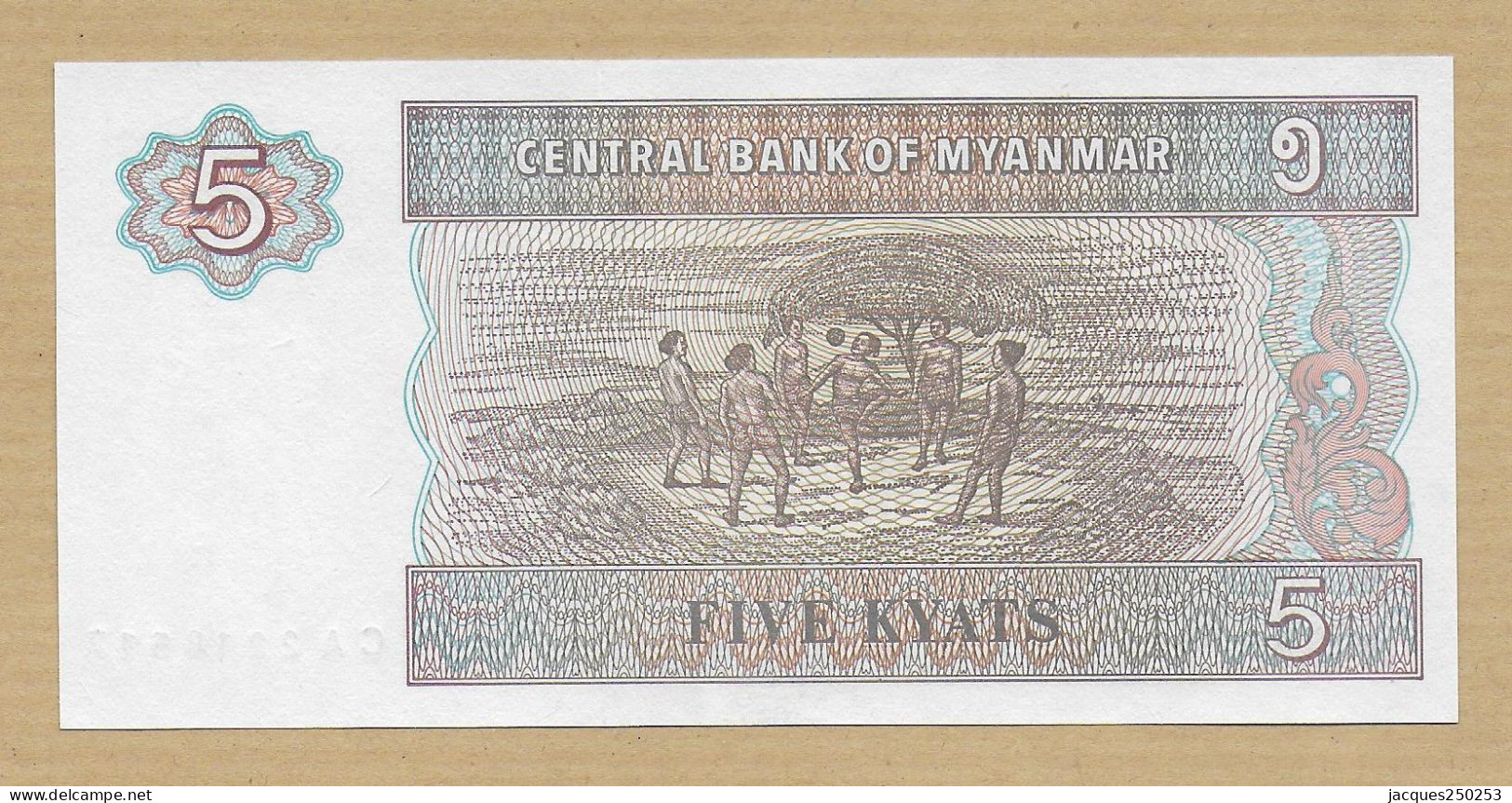 5 KYATS 1997 NEUF - Myanmar