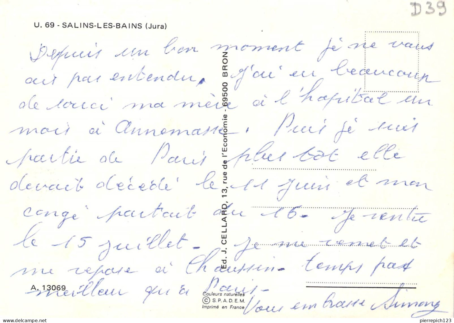 39 - Salins Les Bains - Multivues - Altri & Non Classificati