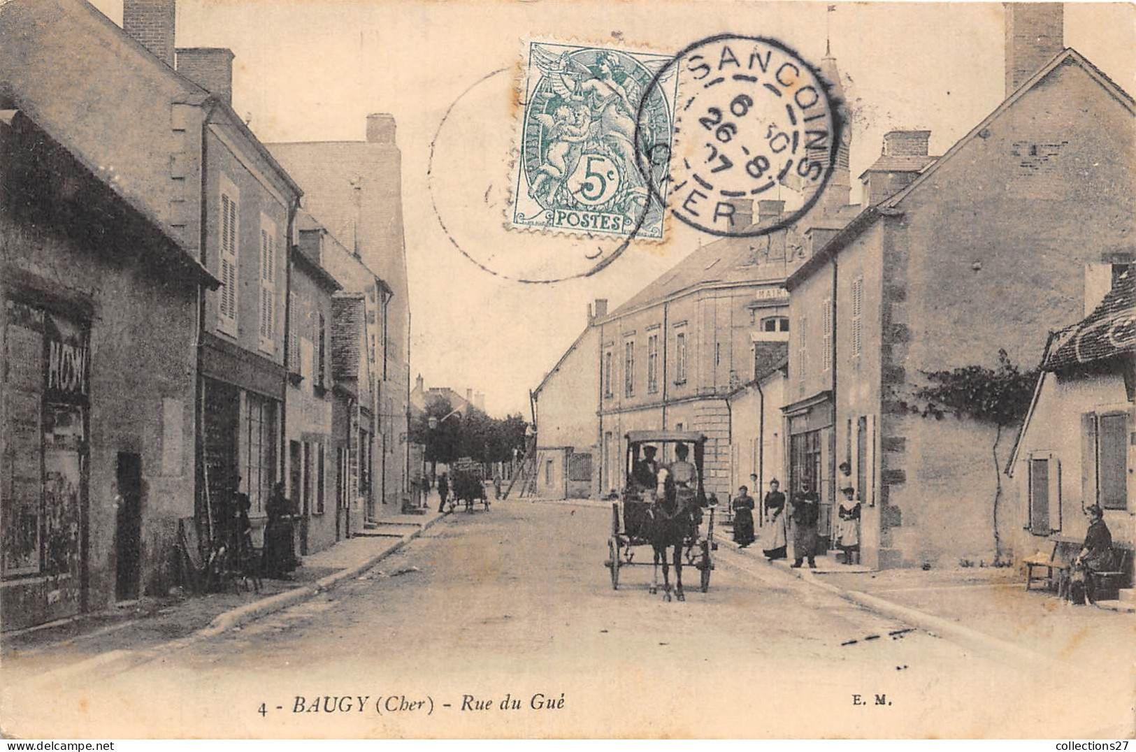 18-BAUGY- RUE DU GUE - Baugy