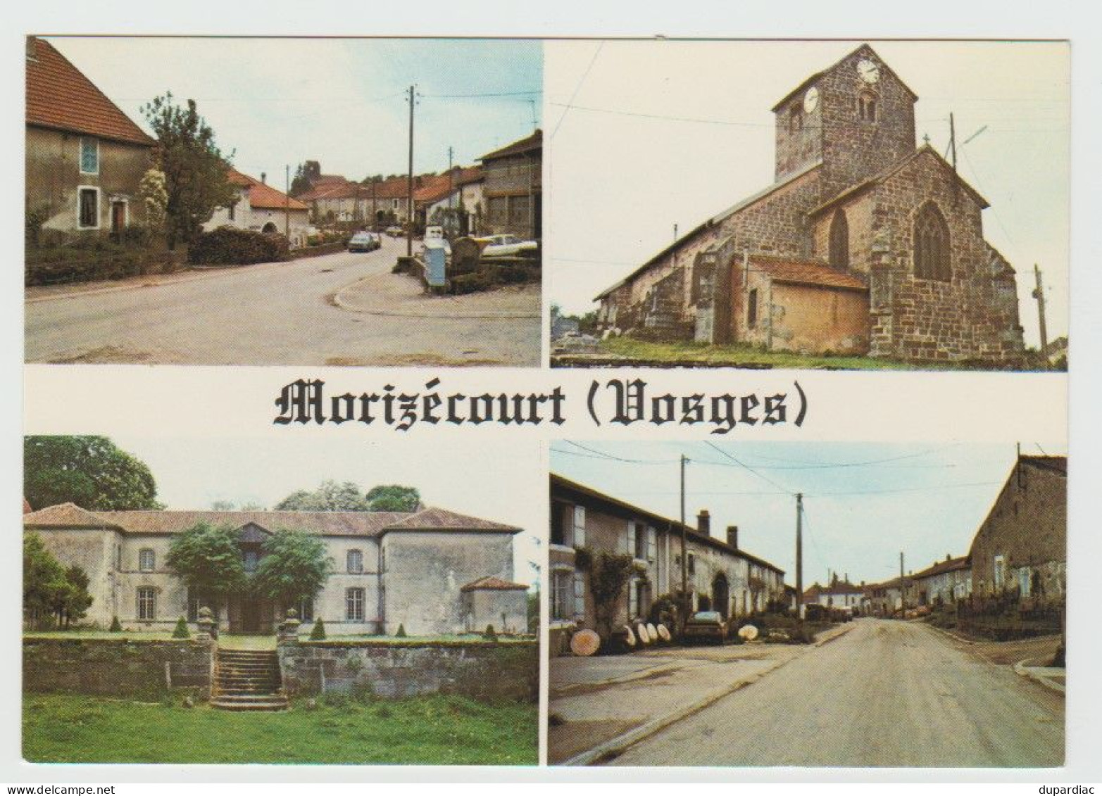 88 - Vosges / MORIZECOURT -- Rues Du Village. Eglise. Prieuré. - Other & Unclassified