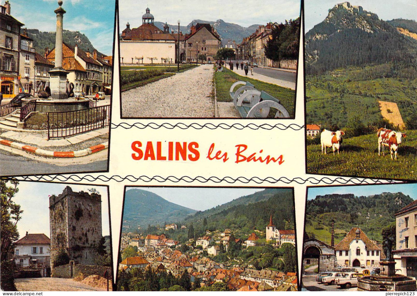 39 - Salins Les Bains - Multivues - Andere & Zonder Classificatie