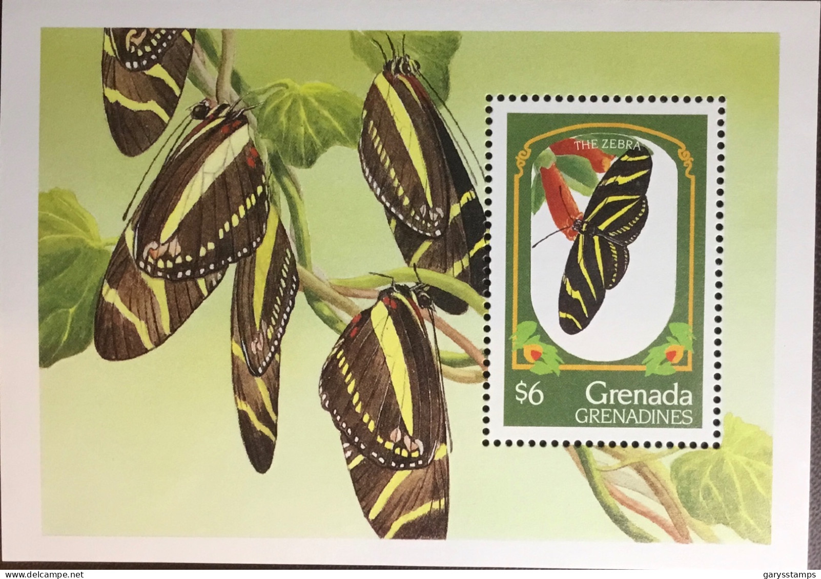 Grenada Grenadines 1993 Butterflies Minisheet MNH - Mariposas