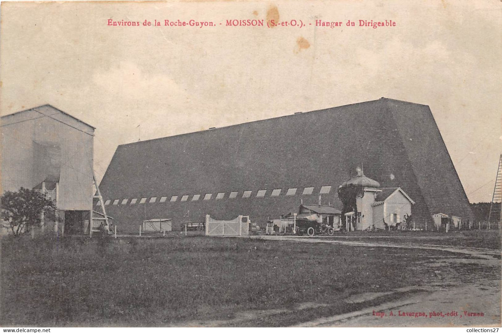 95-MOISSON- ENVIRONS DE LA ROCHE-GUYON- HANGAR DU DIRIGEABLE - Autres & Non Classés