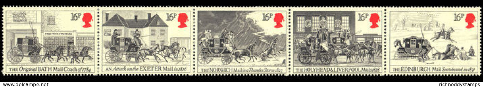 1984 Royal Mail Coach Unmounted Mint. - Nuovi