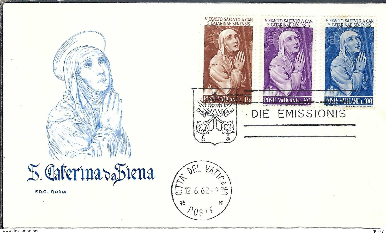 VATICAN Ca. 1962: FDC - FDC