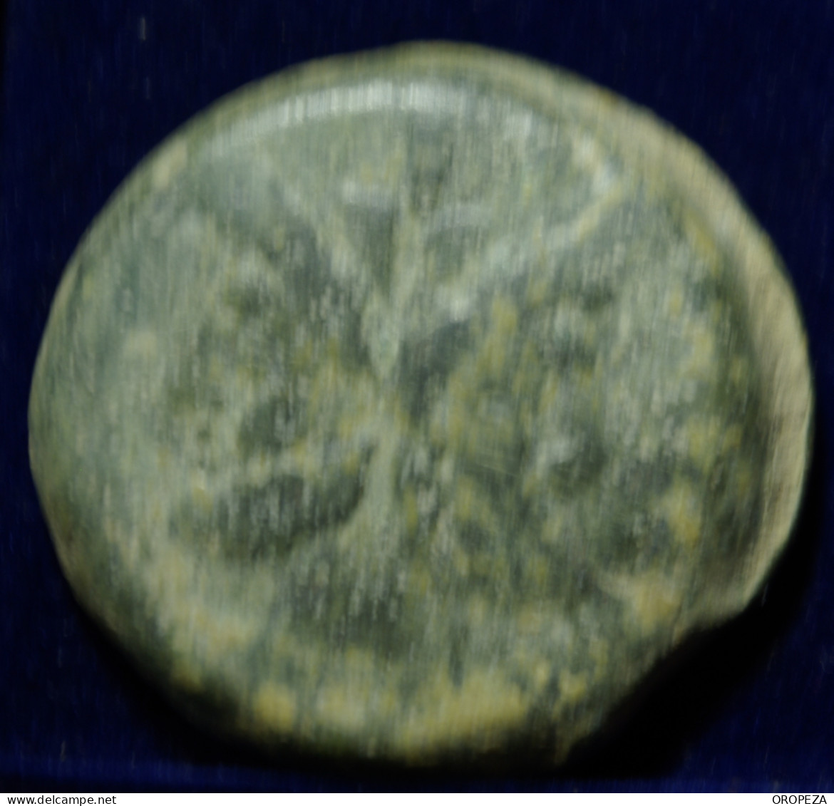 24 -   BONITO  AS  DE  JANO - SERIE SIMBOLOS -  CLAVA - MAZA - MBC - Republic (280 BC To 27 BC)
