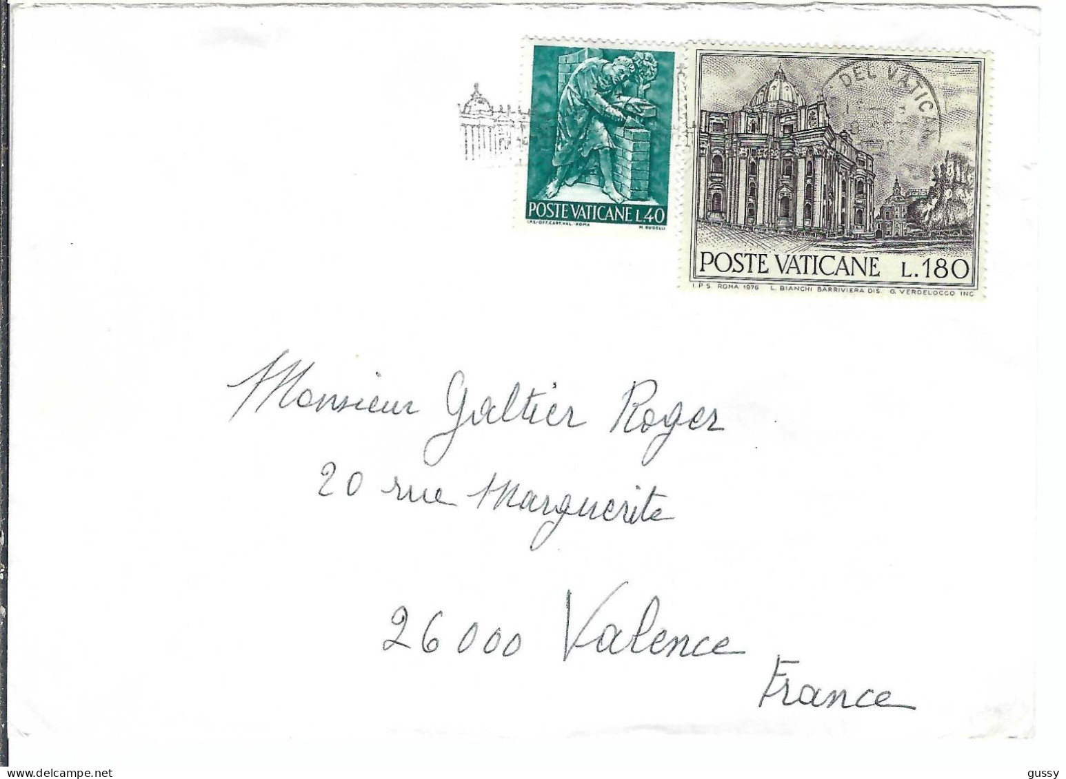 VATICAN Ca. 1962: LSC Pour Valence (France) - Briefe U. Dokumente