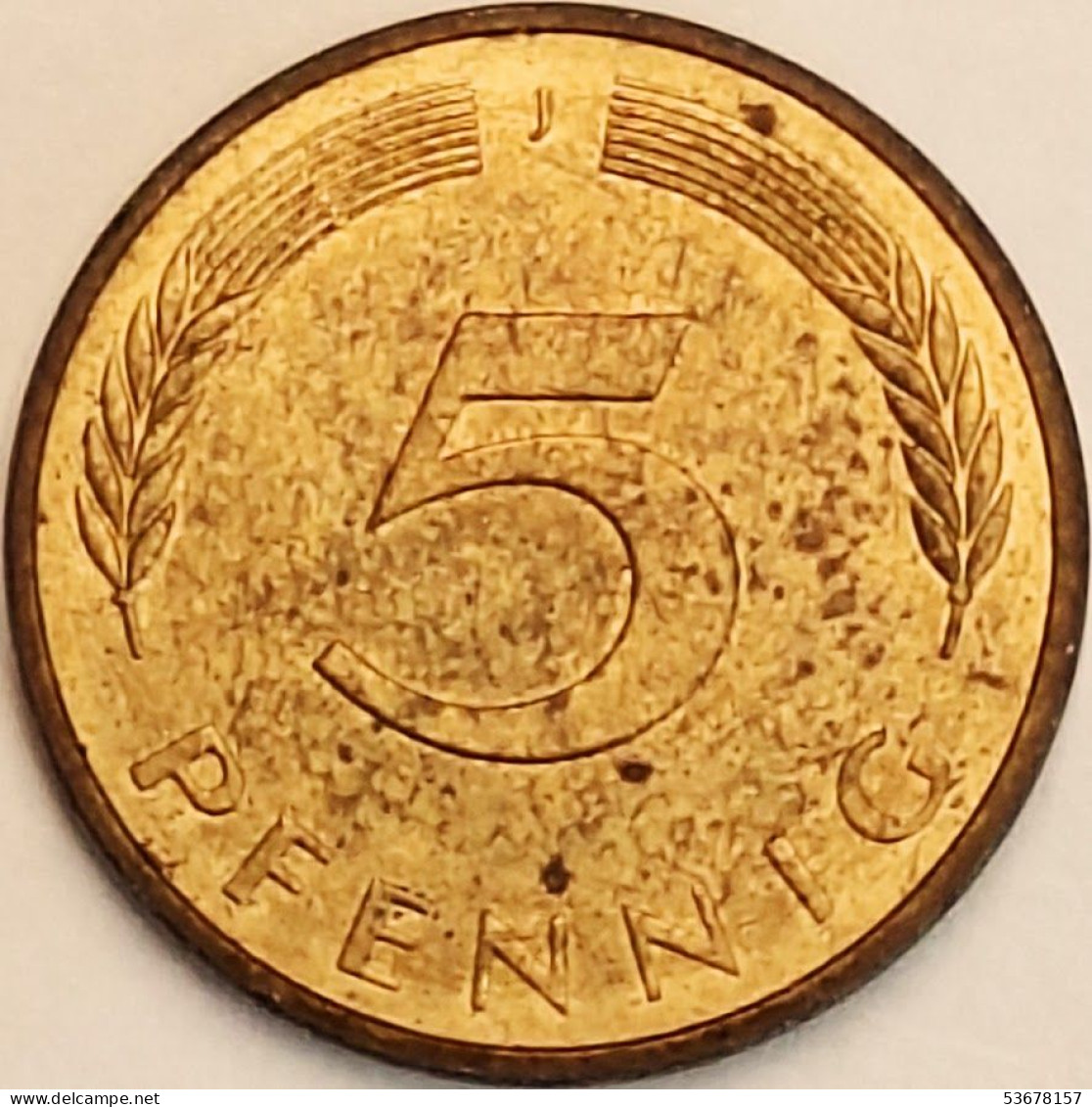 Germany Federal Republic - 5 Pfennig 1982 J, KM# 107 (#4599) - 5 Pfennig