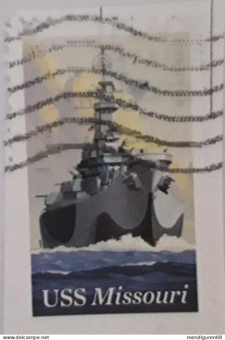 VERINIGTE STAATEN ETATS UNIS USA 2019 USS "MISSOURI" F USED ON PAPER SN 5392 MI 5614 YT 5234 SG 6006 - Oblitérés