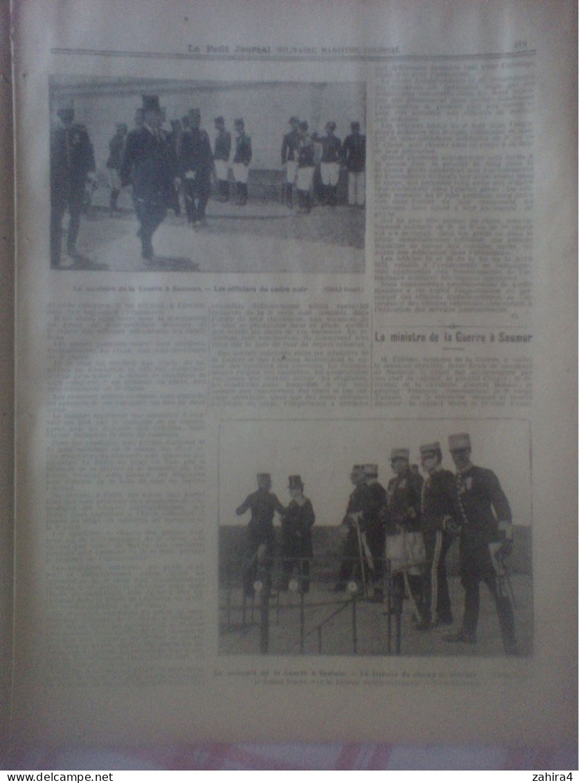 Petit Journal Militair Maritim Colon 135 Couronne Norvège Saumur Auto Fusil Cei-Rigotti Preussen Algérie Chalan Pompiers - 1900 - 1949