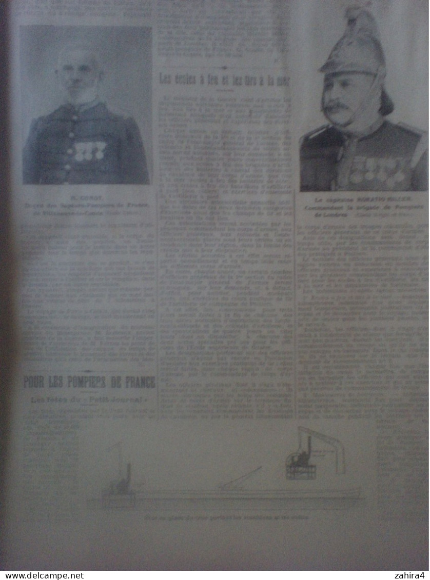 Petit Journal militair maritim colon 135 Couronne Norvège Saumur Auto Fusil Cei-Rigotti Preussen Algérie Chalan Pompiers
