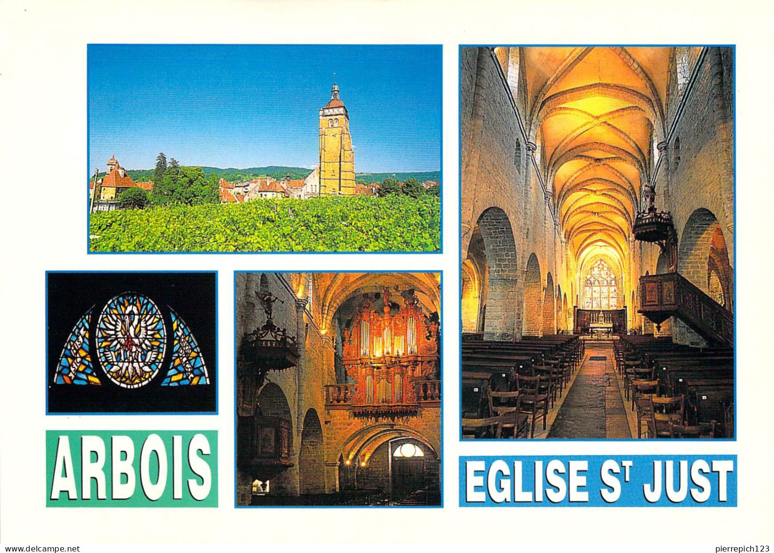 39 - Arbois - Eglise Saint Just - Multivues - Arbois